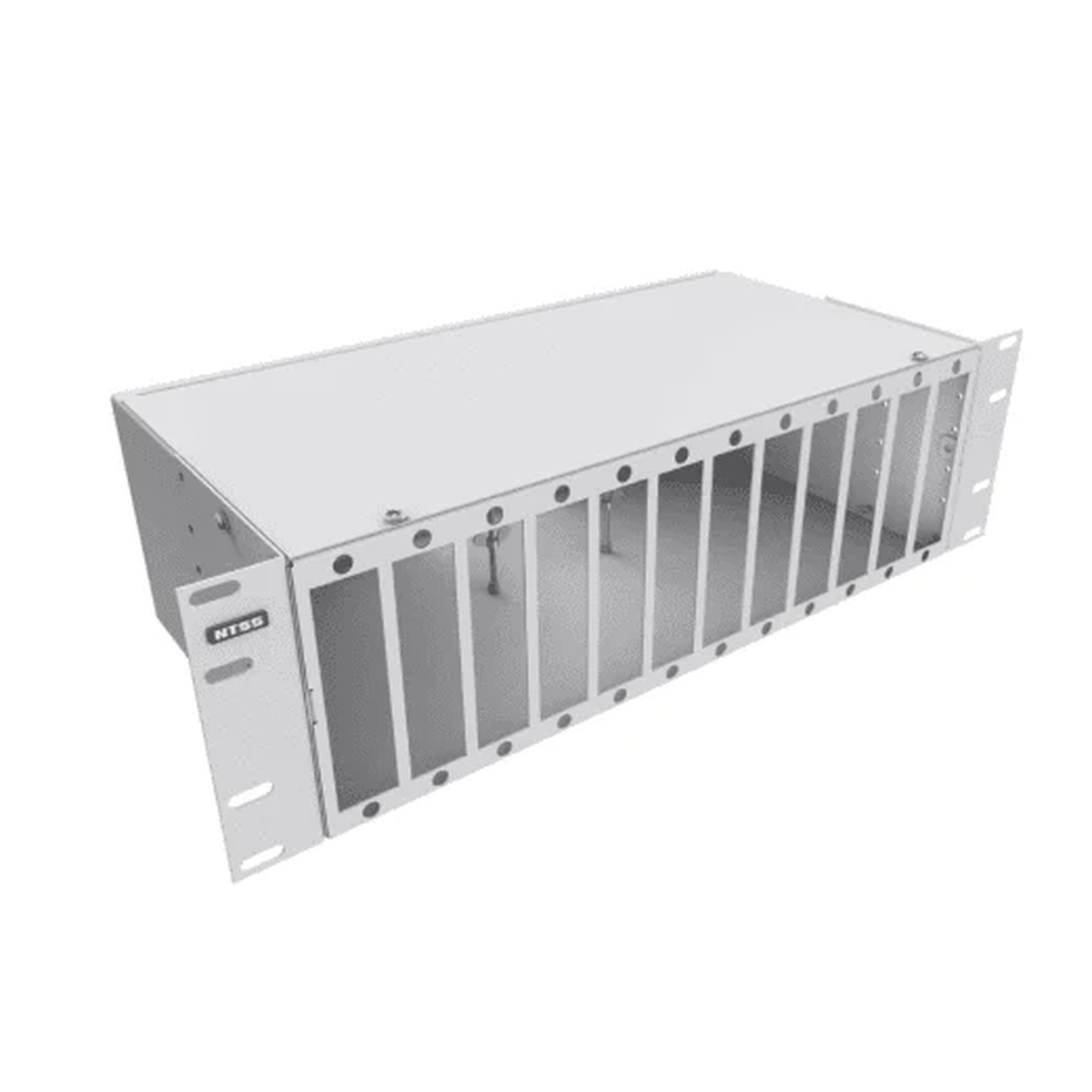 Кросс оптический NTSS 19″ 3U, 96 портов SC/APC, 9/125 мкм, серый (RAL 7035)